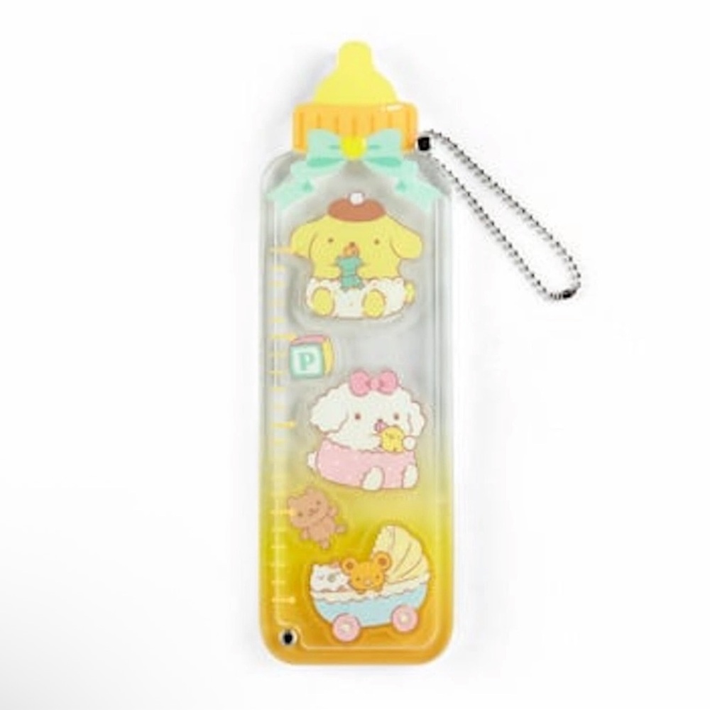 ✅Sanrio Pompompurin Long Custom Acrylic Charm Baby Bottle